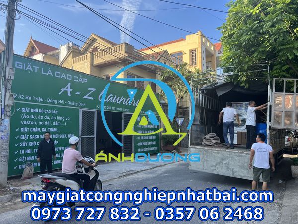 Lắp đặt máy giặt công nghiệp tại Quảng Bình